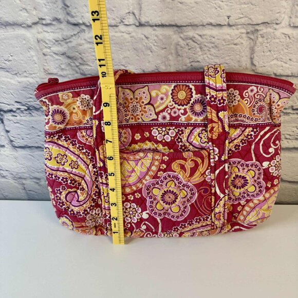 VERA BRADLEY Medium Double Strap Shoulder Bag (RASPBERRY FIZZ) - Picture 4 of 7
